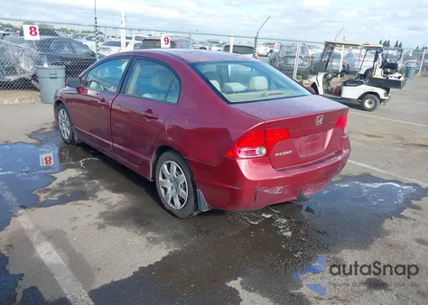 2007 Honda Civic Lx из США, поврежденный, VIN JHMFA16567S003532